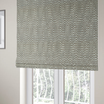 Marlow Woven Modern Chevron Striped Pattern In Cream Brown Interior Fabric JO-480 - Roman Blinds