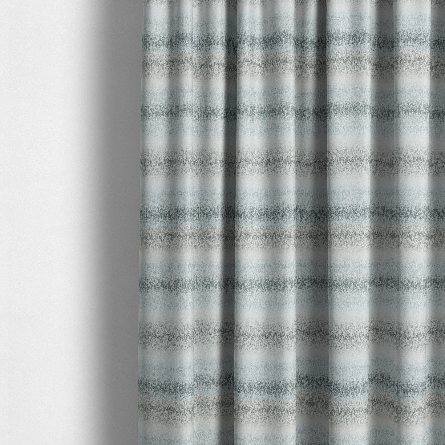 Elwin Decorative Weave Teal Blue Colour Abstract Pattern Jacquard Fabric JO-482 - Made To Measure Curtains