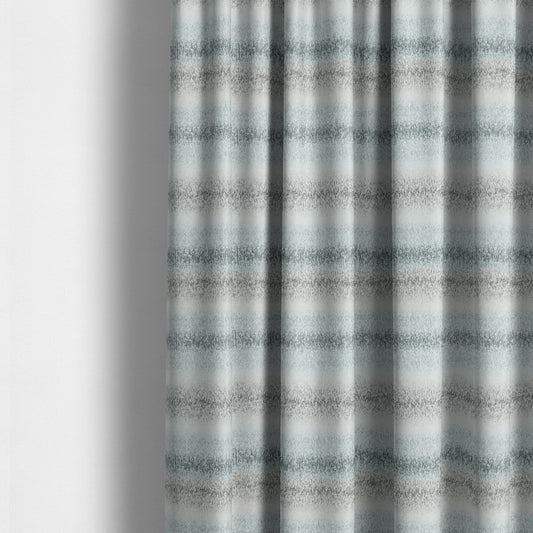 Elwin Decorative Weave Teal Blue Colour Abstract Pattern Jacquard Fabric JO-482 - Made To Measure Curtains