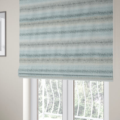 Elwin Decorative Weave Teal Blue Colour Abstract Pattern Jacquard Fabric JO-482 - Roman Blinds