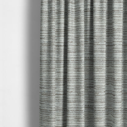 Marlow Woven Designer Airbrush Striped Pattern In Cream Brown Interior Fabric JO-490 - Made To Measure Curtains