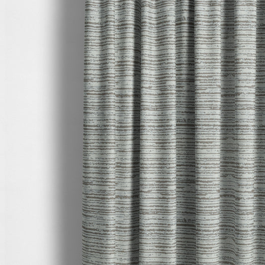 Marlow Woven Designer Airbrush Striped Pattern In Cream Brown Interior Fabric JO-490 - Made To Measure Curtains