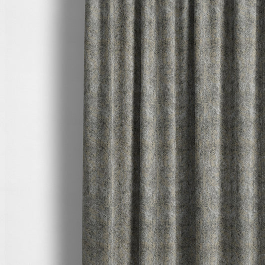 Beige Silver Grey Coloured Medallion Pattern Soft Chenille Upholstery Fabric JO-501 - Made To Measure Curtains