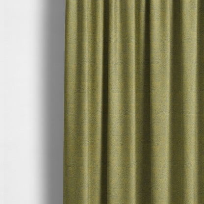 Piccadilly Collection Geometric Triangle Pattern Woven Upholstery Green Chenille Fabric JO-532 - Made To Measure Curtains