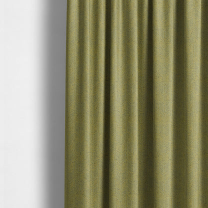 Piccadilly Collection Geometric Chevron Pattern Woven Upholstery Green Chenille Fabric JO-540 - Made To Measure Curtains