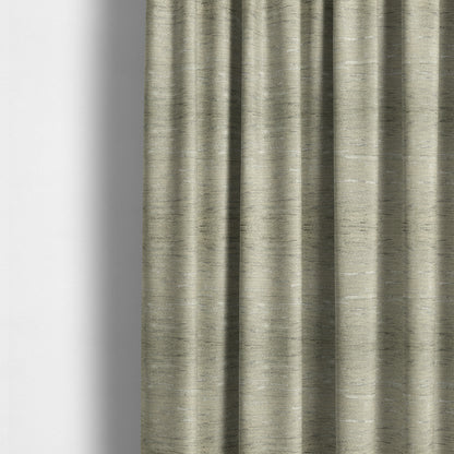 Beige Silver Grey Coloured Airbrush Stroke Pattern Soft Chenille Upholstery Fabric JO-55 - Made To Measure Curtains