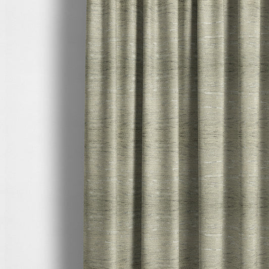 Beige Silver Grey Coloured Airbrush Stroke Pattern Soft Chenille Upholstery Fabric JO-55 - Made To Measure Curtains