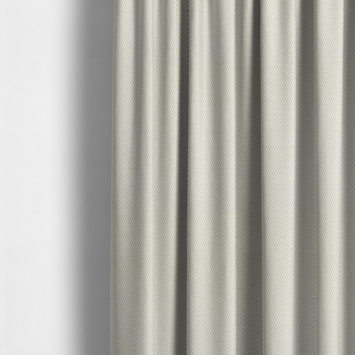 Simply Perfect Plains Collection Soft Textured In White Cream Colour Self Plain Chenille Upholstery Fabric JO-663 - Made To Measure Curtains