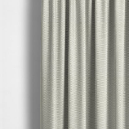 Simply Perfect Plains Collection Soft Textured In White Cream Colour Self Plain Chenille Upholstery Fabric JO-663 - Made To Measure Curtains