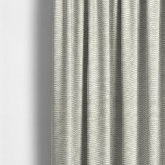 Simply Perfect Plains Collection Soft Textured In White Cream Colour Self Plain Chenille Upholstery Fabric JO-663 - Made To Measure Curtains