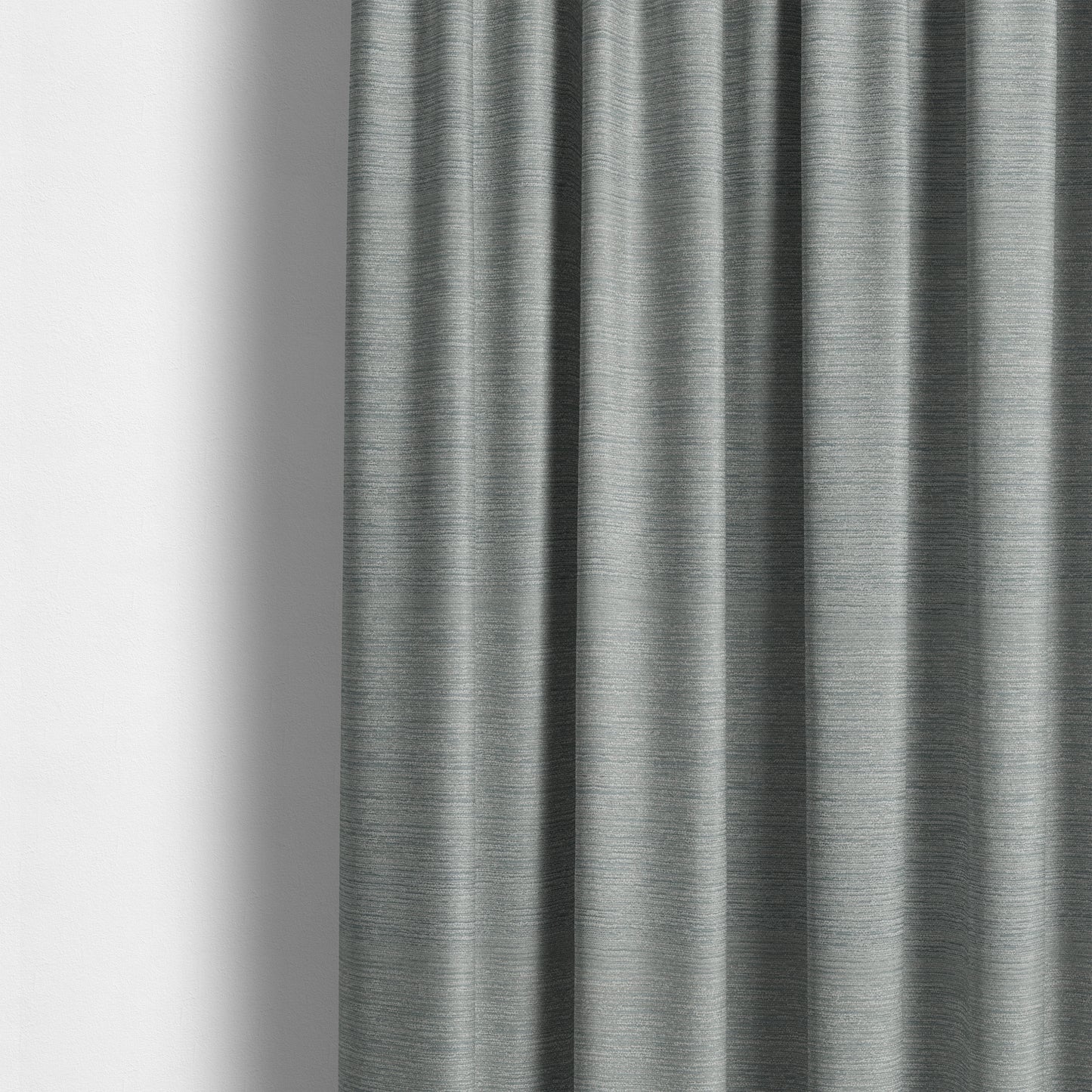 Simply Perfect Plains Soft Jacquard Woven Plain Chenille Blue Colour Furnishing Upholstery Fabric JO-668 - Made To Measure Curtains