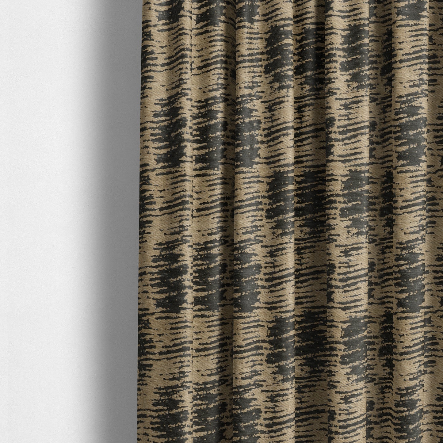 Marlow Woven Designer Abstract Pattern In Brown Colour Upholstery Fabric JO-669 - Made To Measure Curtains