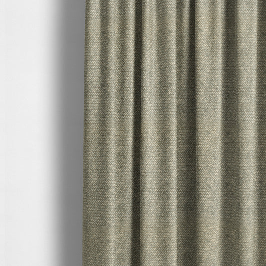 Small Chevron Arrow Pattern In Grey Colour Chenille Jacquard Furniture Fabric JO-740 - Made To Measure Curtains