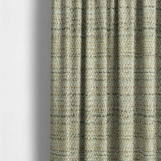 Geometric Pattern In Grey Blue Colour Chenille Upholstery Fabric JO-769 - Made To Measure Curtains