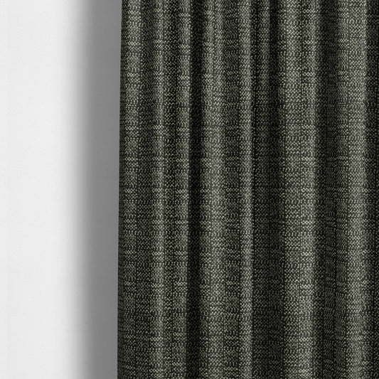 Patch Effect Modern Geometric Pattern In Black Colour Chenille Upholstery Fabric JO-791 - Made To Measure Curtains