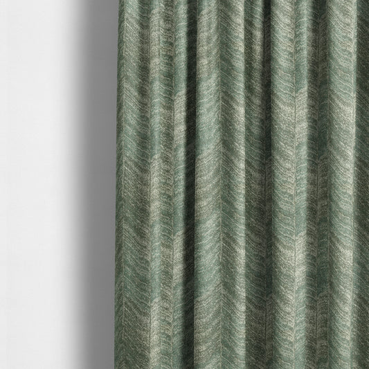 New Wave Pattern Blue Grey Colour Chenille Upholstery Fabric JO-806 - Made To Measure Curtains