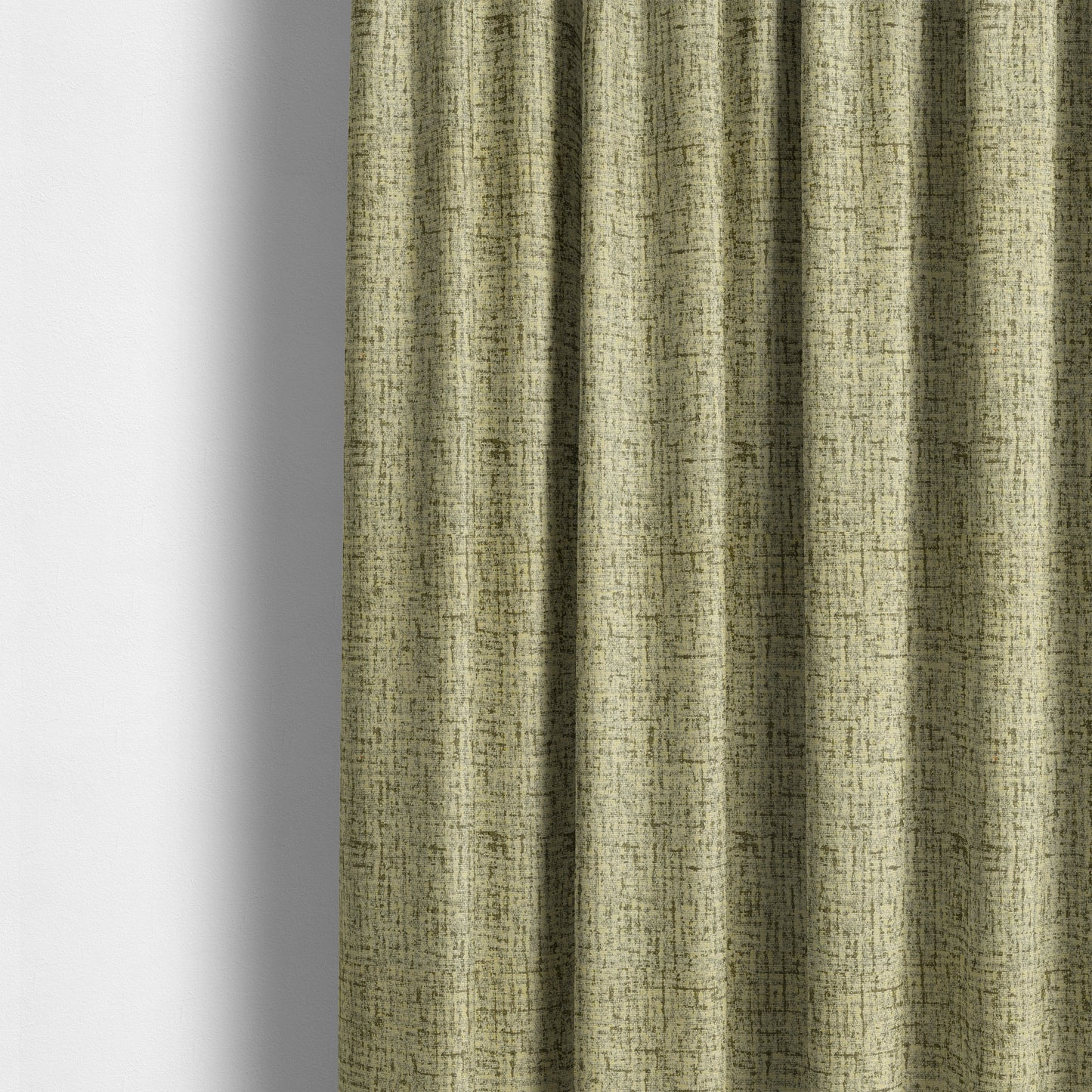 Semi Plain Abstract Pattern In Green Colour Chenille Jacquard Furniture Fabric JO-818 - Made To Measure Curtains