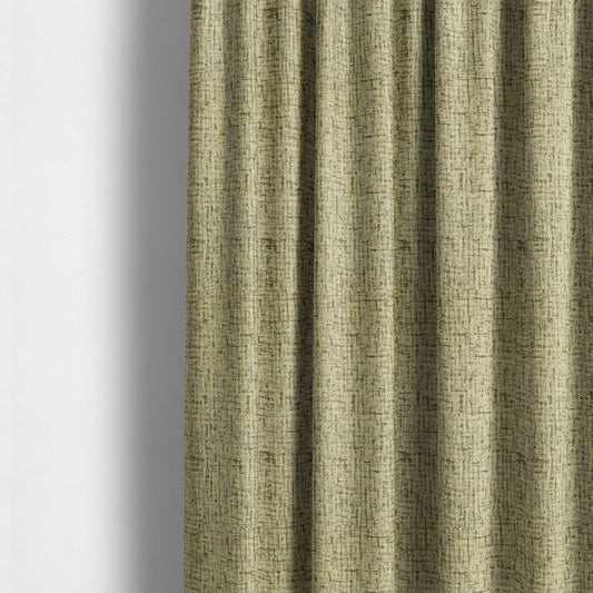 Semi Plain Abstract Pattern In Green Colour Chenille Jacquard Furniture Fabric JO-818 - Made To Measure Curtains