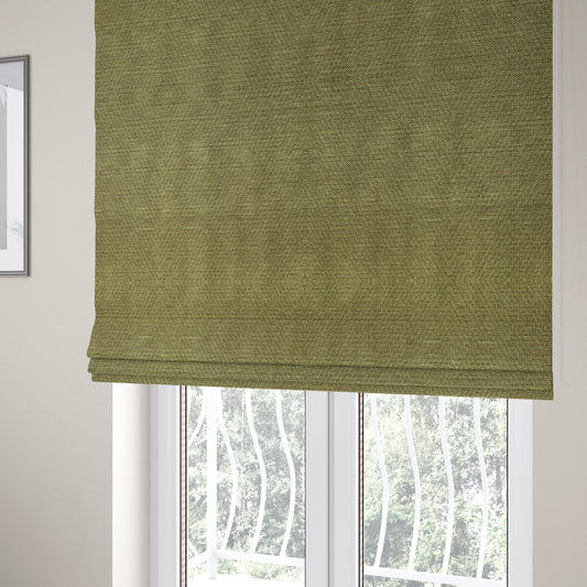 Simply Perfect Plains Soft Jacquard Woven Plain Chenille Brown Colour Furnishing Upholstery Fabric JO-857 - Roman Blinds