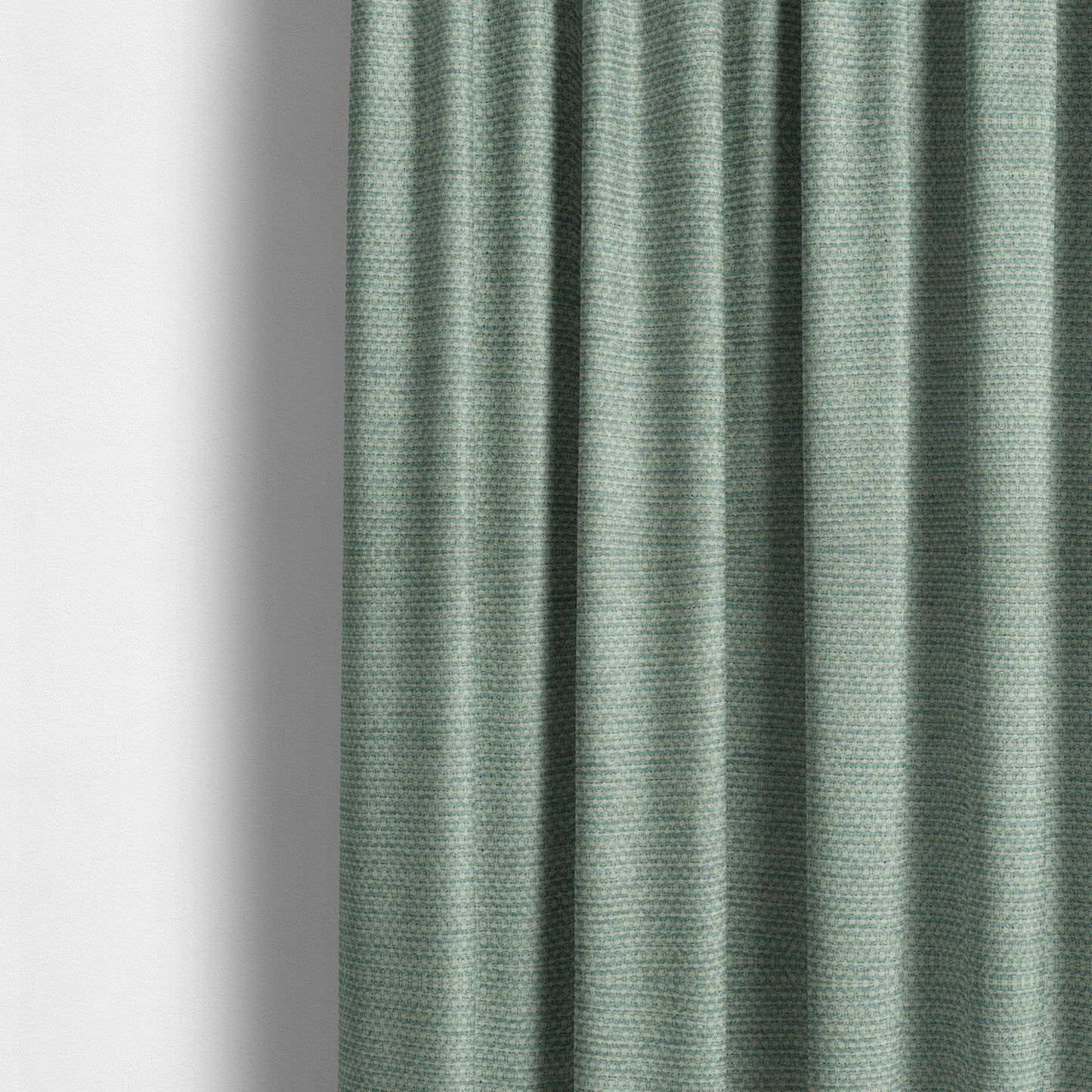 Lyon Soft Like Cotton Woven Hopsack Type Chenille Upholstery Fabric Grey Blue Colour JO-860 - Made To Measure Curtains