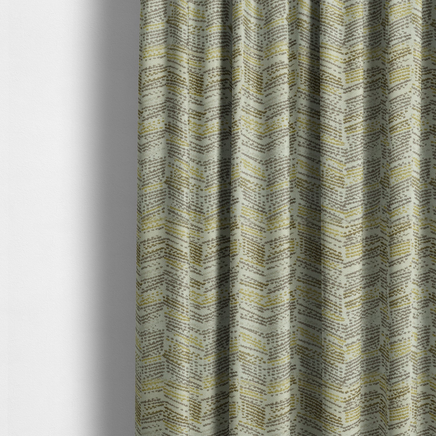 Small Stripe Pattern Green Colour Chenille Upholstery Fabric JO-861 - Made To Measure Curtains