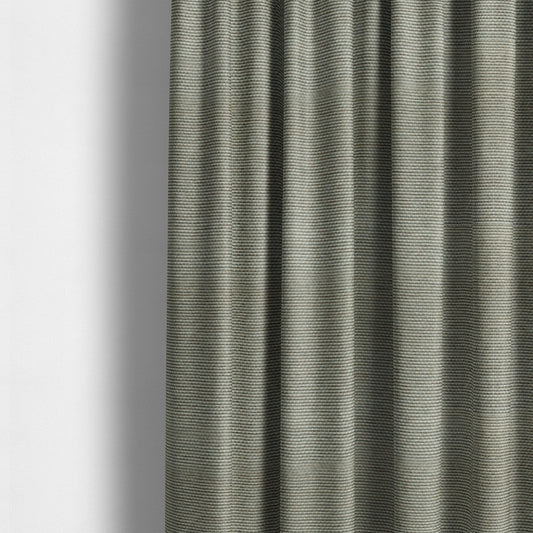 Lyon Soft Like Cotton Woven Hopsack Type Chenille Upholstery Fabric Slate Brown Grey Colour JO-865 - Made To Measure Curtains