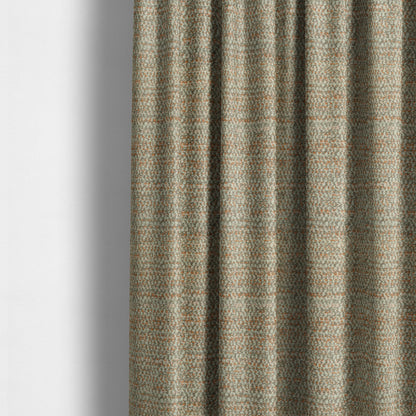 Abstract Pattern In Orange Brown Colour Chenille Upholstery Fabric JO-887 - Made To Measure Curtains