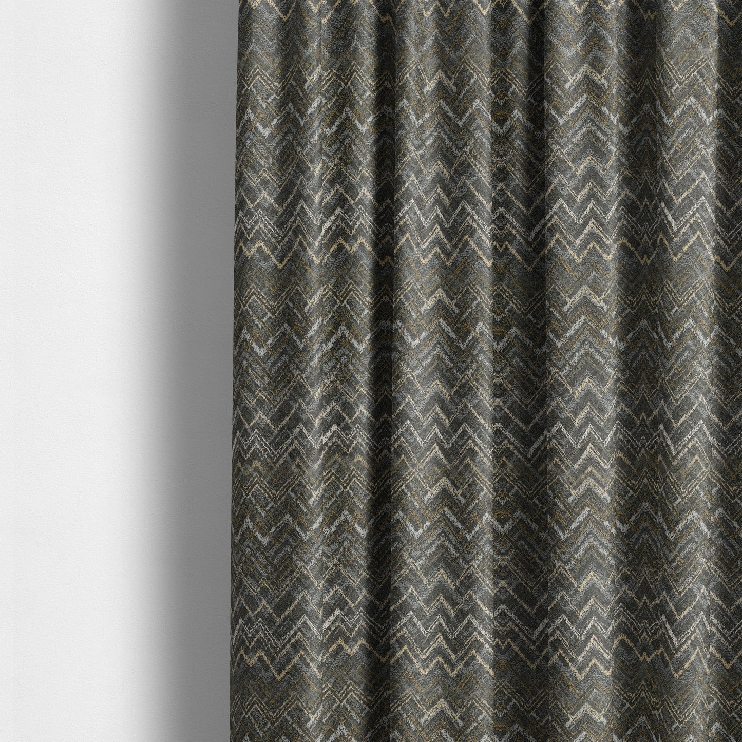 Elwin Decorative Weave Green Blue Colour Waves Pattern Jacquard Fabric JO-947 - Made To Measure Curtains