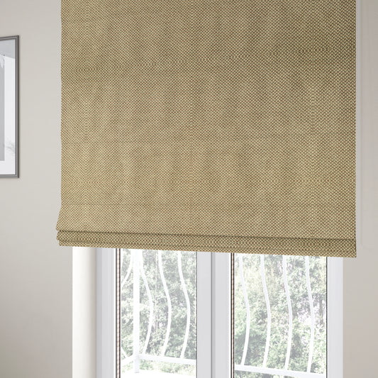 Voyage Of Small Falling Leaf Pattern In Cream Colour Woven Soft Chenille Upholstery Fabric JO-977 - Roman Blinds