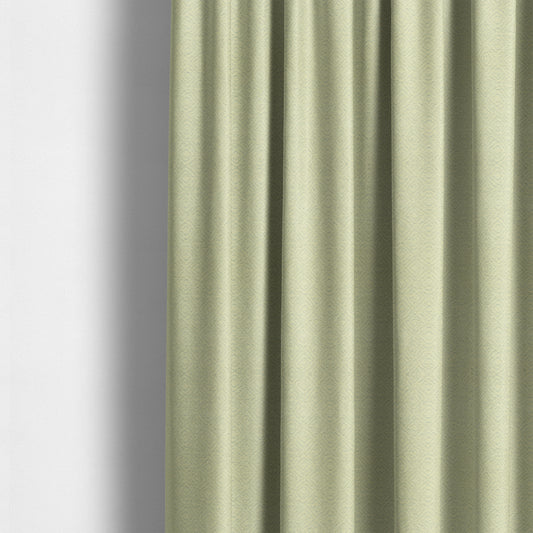 Cream Coloured Semi Plain Geometric Pattern Upholstery Furnishing Fabric JO-981 - Made To Measure Curtains