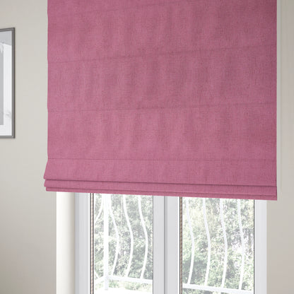 James Antique Chenille Furnishing Fabric Pink Colour - Roman Blinds