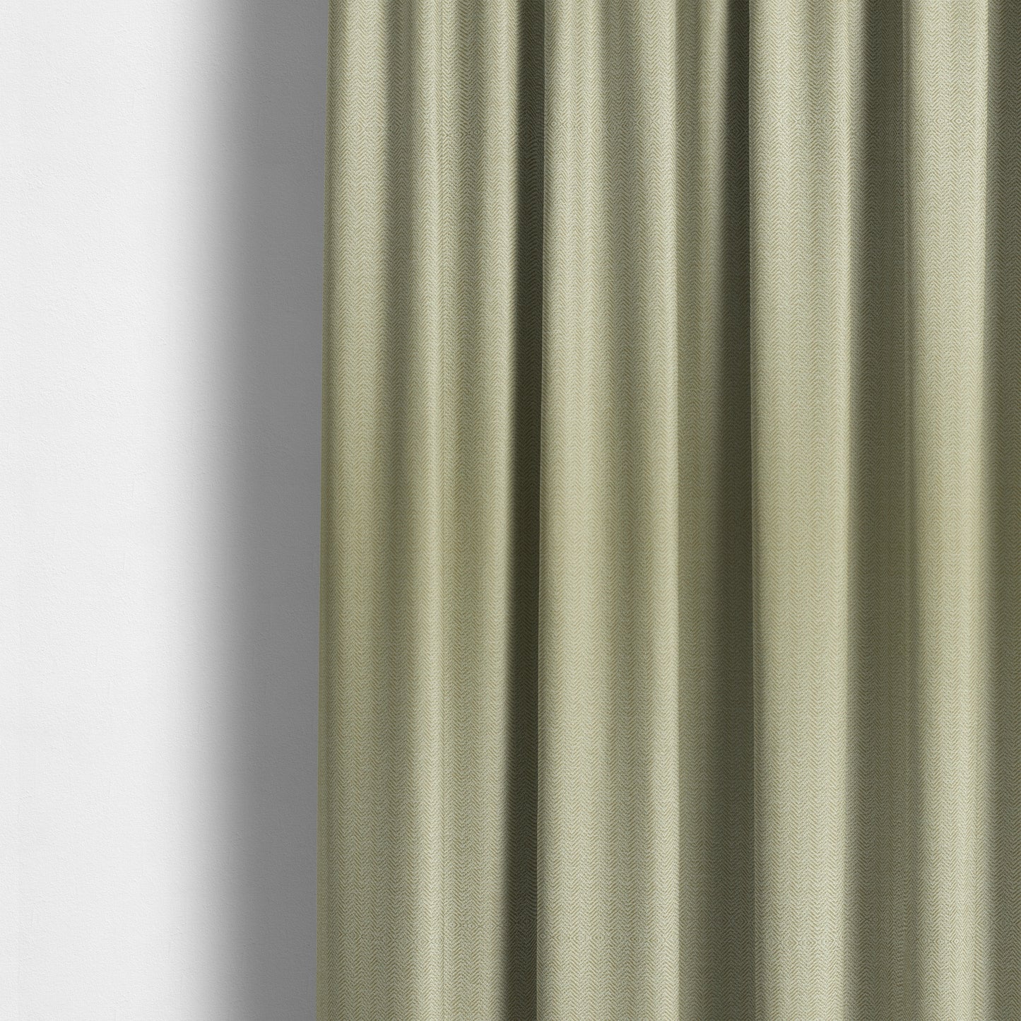 Kirkwall Herringbone Furnishing Fabric In Beige Colour - Made To Measure Curtains