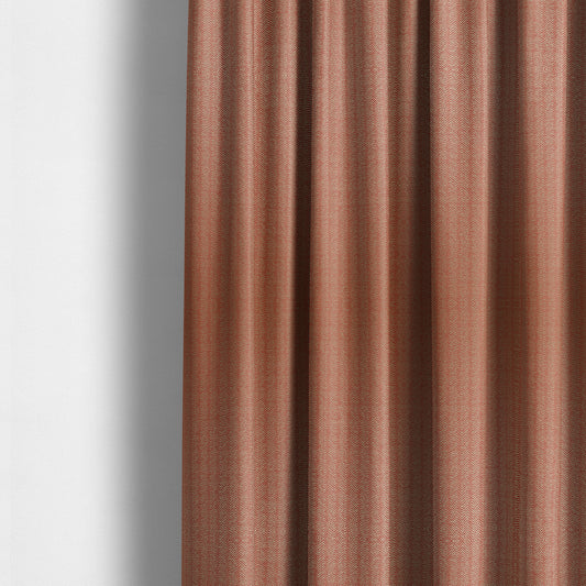 Kirkwall Herringbone Furnishing Fabric In Pink Colour - Made To Measure Curtains