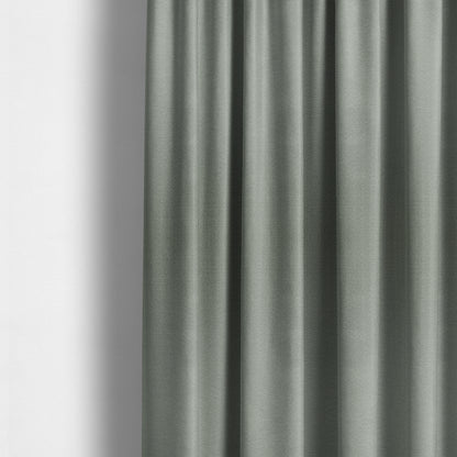 Kirkwall Herringbone Furnishing Fabric In Silver Colour - Made To Measure Curtains