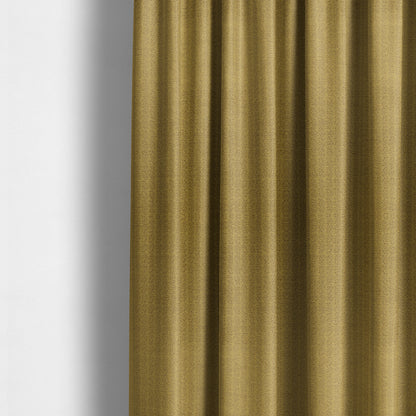 Kirkwall Herringbone Furnishing Fabric In Yellow Colour - Made To Measure Curtains