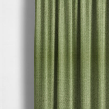 Kirkwall Herringbone Furnishing Fabric In Green Colour - Made To Measure Curtains