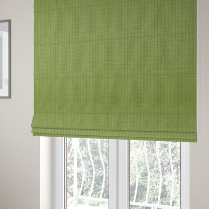 Kirkwall Herringbone Furnishing Fabric In Green Colour - Roman Blinds