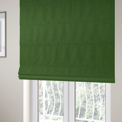 Kirkwall Herringbone Furnishing Fabric In Dark Green Colour - Roman Blinds