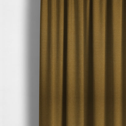 Lauren Hardwearing Linen Effect Chenille Upholstery Furnishing Fabric Golden Beige Colour - Made To Measure Curtains