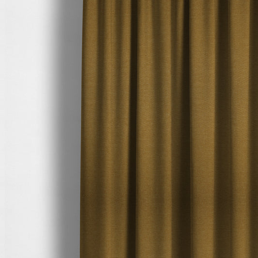 Lauren Hardwearing Linen Effect Chenille Upholstery Furnishing Fabric Golden Beige Colour - Made To Measure Curtains