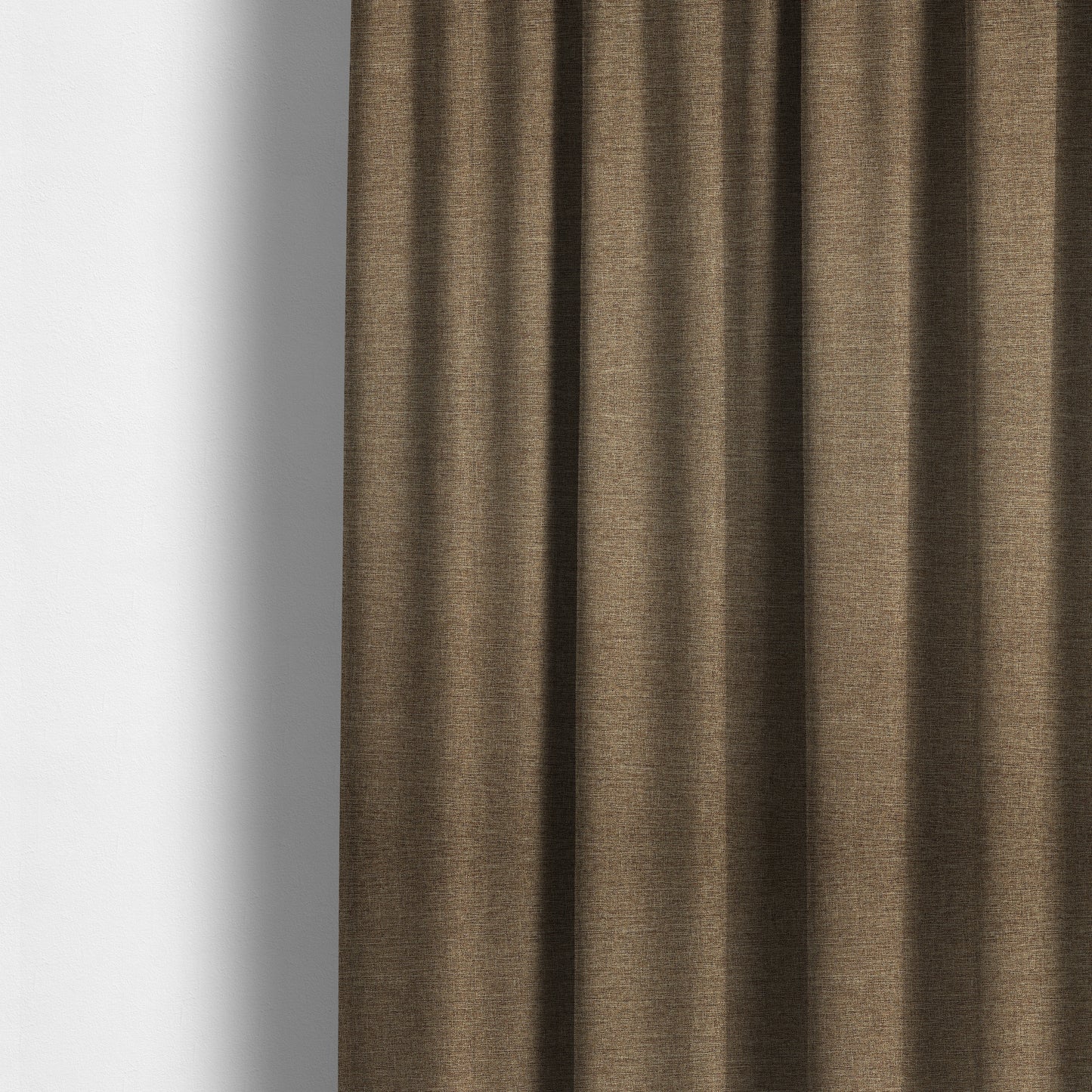 Lauren Hardwearing Linen Effect Chenille Upholstery Furnishing Fabric Taupe Colour - Made To Measure Curtains