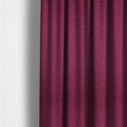 Lauren Hardwearing Linen Effect Chenille Upholstery Furnishing Fabric Pink Colour - Made To Measure Curtains