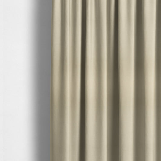 Lotus Pastel Tones Plain Chenille Furnishing Fabric In Cream Colour - Made To Measure Curtains