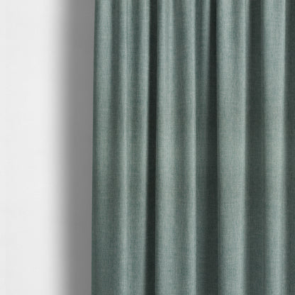 Lotus Pastel Tones Plain Chenille Furnishing Fabric In Blue Colour - Made To Measure Curtains