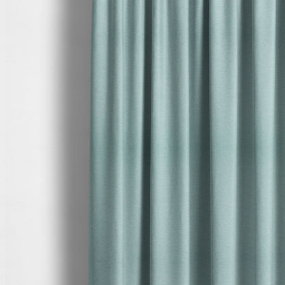 Luna Soft Textured Pastel Range Of Chenille Upholstery Fabric In Light Blue Colour - Made To Measure Curtains