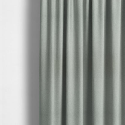 Luna Soft Textured Pastel Range Of Chenille Upholstery Fabric In Silver Colour - Made To Measure Curtains