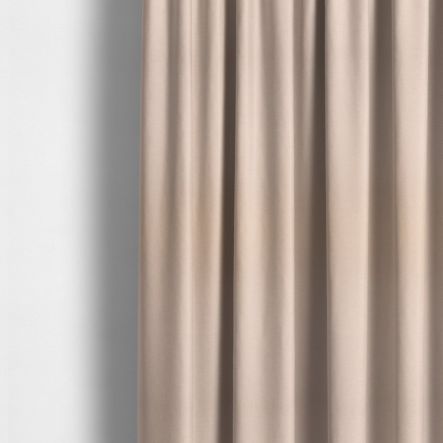 Luna Soft Textured Pastel Range Of Chenille Upholstery Fabric In Pink Colour - Made To Measure Curtains