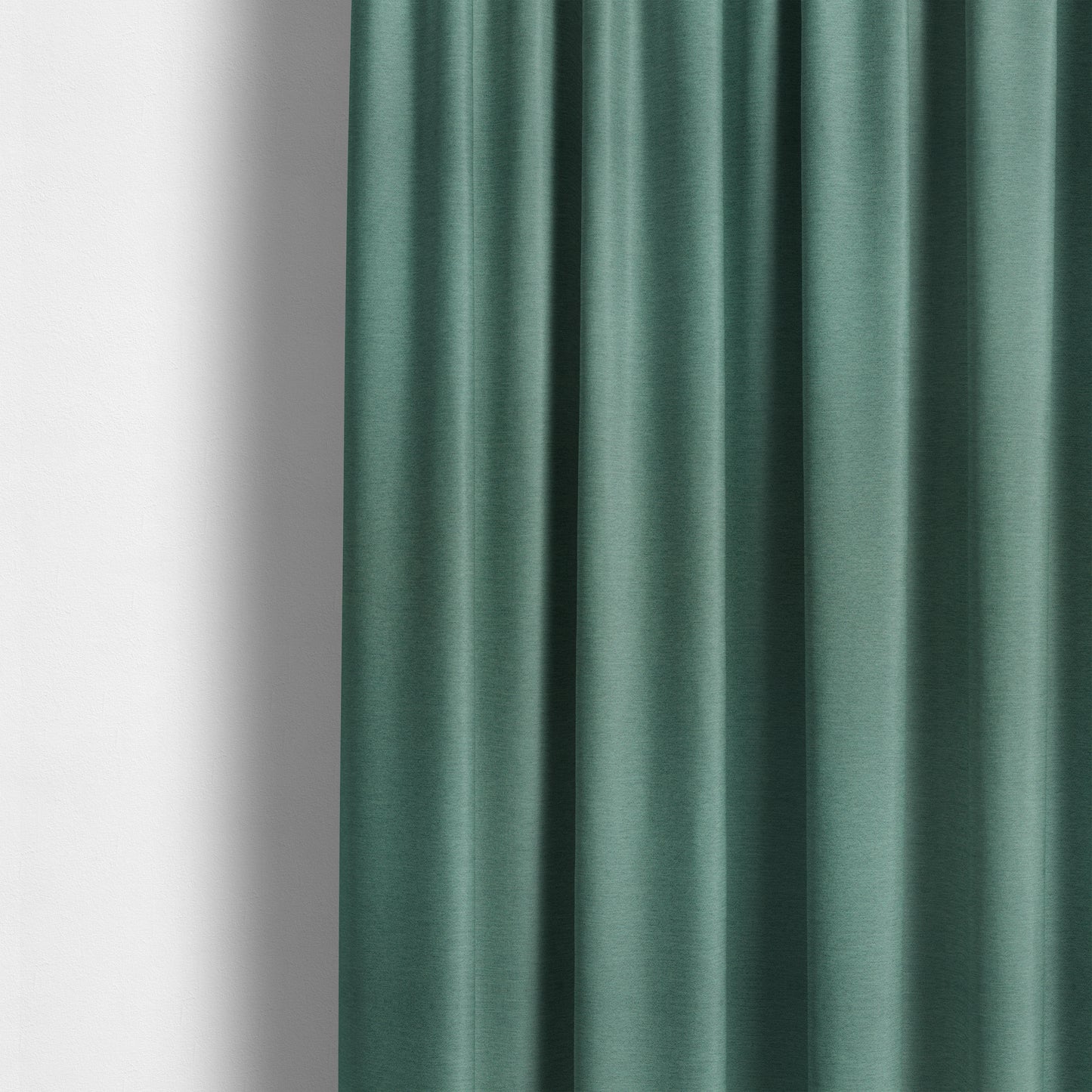 Luna Soft Textured Pastel Range Of Chenille Upholstery Fabric In Blue Teal Colour - Made To Measure Curtains