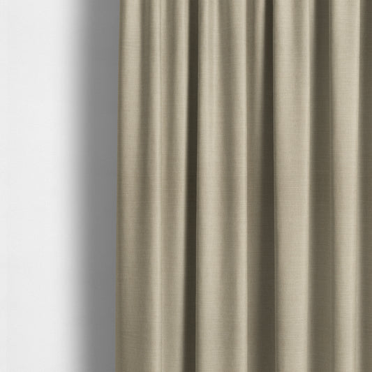 Madagascar Linen Weave Furnishing Fabric In Cream Colour - Made To Measure Curtains