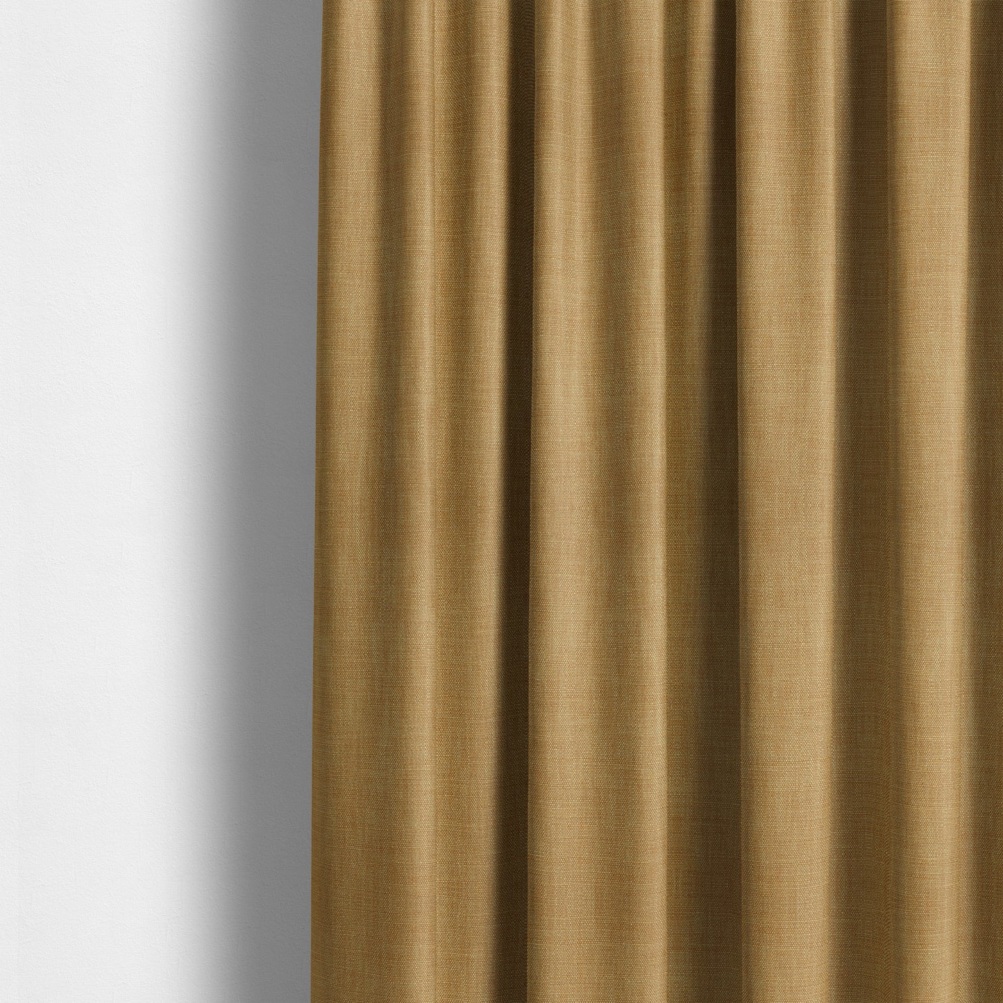 Madagascar Linen Weave Furnishing Fabric In Yellow Colour - Made To Measure Curtains